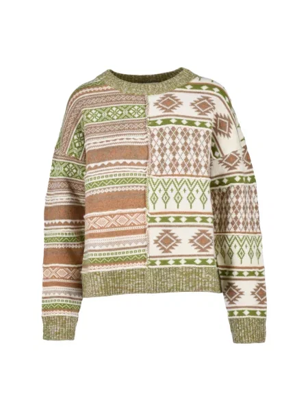 Sweter Ballantyne z okrągłym dekoltem