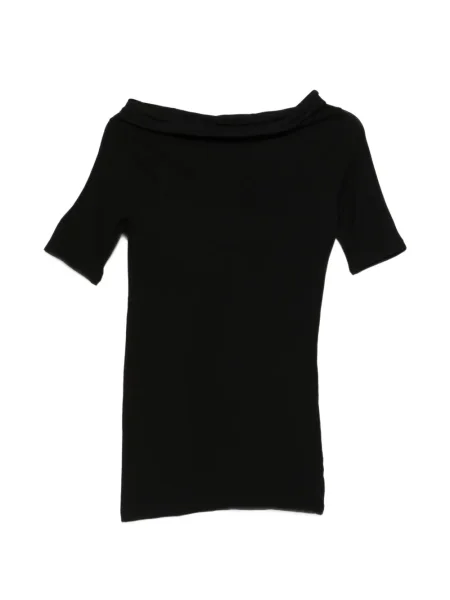 Tricou Lemaire scurt negru