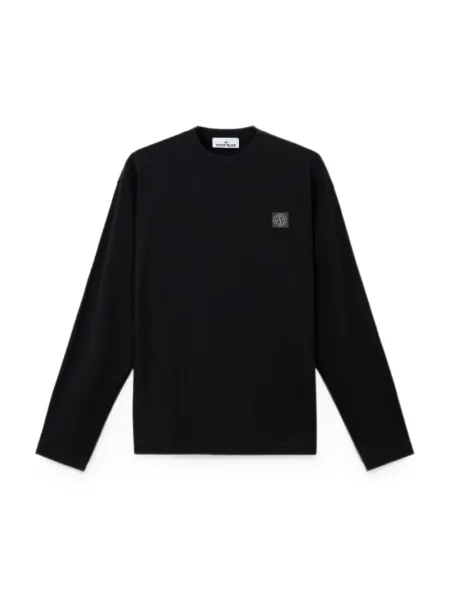 Μακρύς μπλούζα Stone Island πέτρες μαύρο