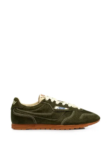 Sneakerși Autry cu șireturi din dantelă verde