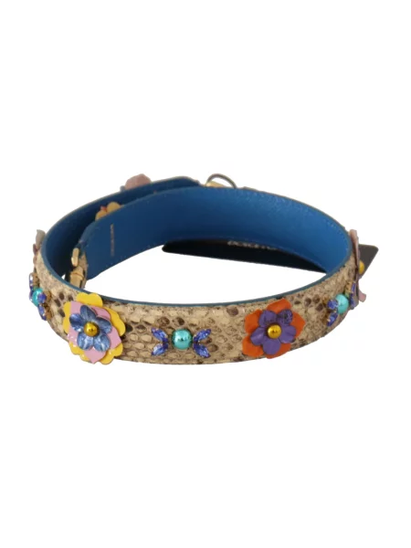 Pasek Dolce And Gabbana skórzany z paskiem