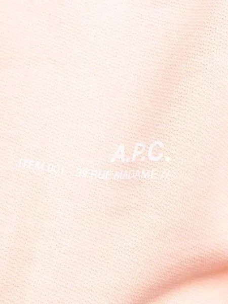 A.P.C. melegítőfelső Hoodie Item F narancsszínű