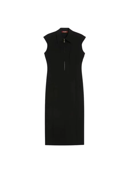 Sukienka midi Max Mara Studio czarna