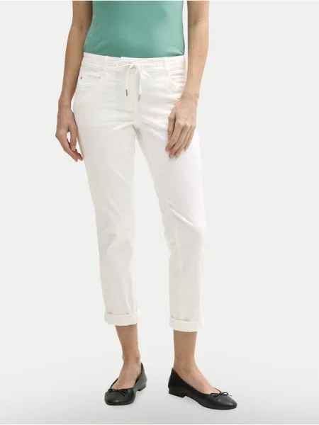 TOM TAILOR Pantaloni alb