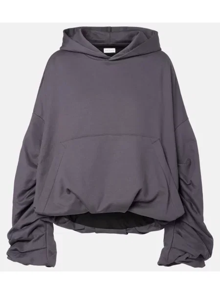 Hanorac cu glugă Dries Van Noten gri