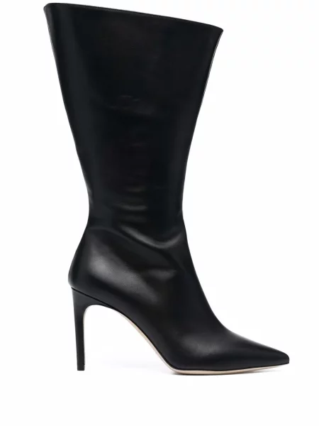 Botine Giannico din piele negru