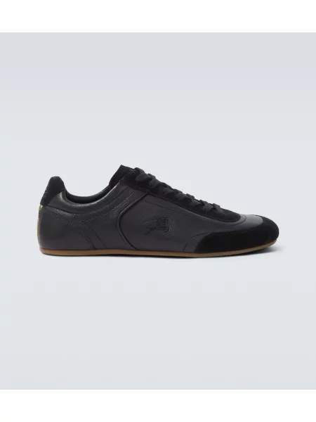 Sneakerși Burberry din piele negru