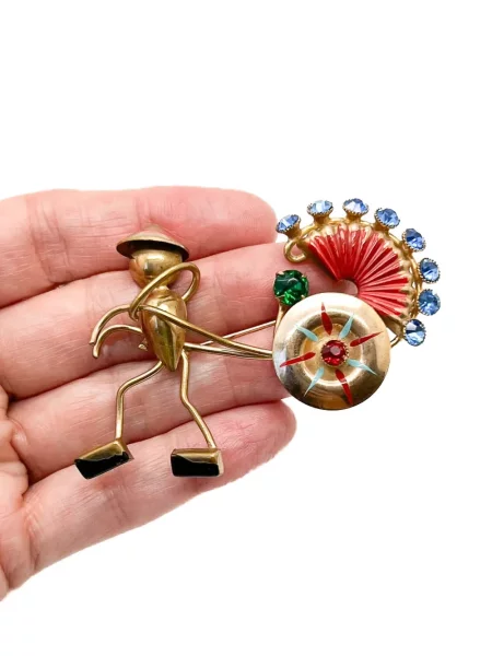 Καρφίτσα Jennifer Gibson Jewellery χρυσό
