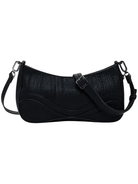 Crossbody táska Desigual fekete