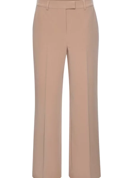 LASCANA Pantaloni cu dungă cămilă maro