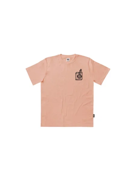 The Dudes Too Short Smokes Classic T-Shirt Fraiche Peche Mężczyźni Koszulki The Dudes Size: M pomarańczowy