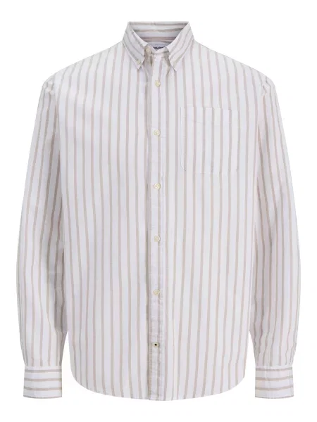 JACK & JONES Cămașă grej alb