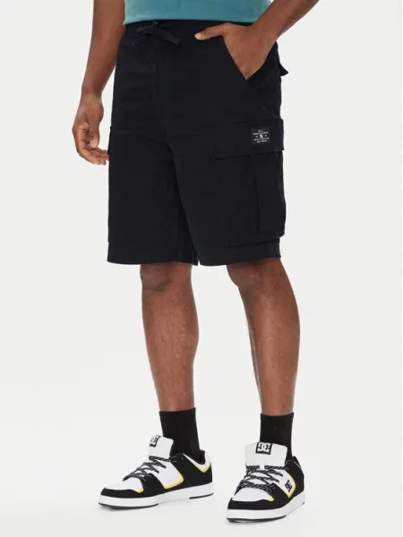 DC Shoes Σορτς υφασμάτινο Tundra μαύρο