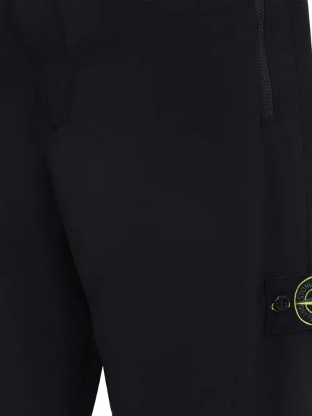 Τρέξιμο παντελόνι Stone Island πέτρες μαύρο