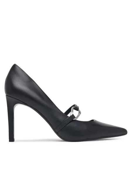 Calvin Klein Szpilki Ess Stiletto 90 Hdw Lth czarny