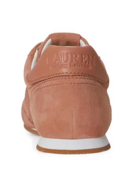 Sneakers Lauren Ralph Lauren σουέντ ροζ