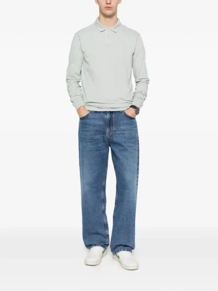 Polo Boss lung albastru