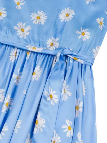 Sukienka dziecięca Moschino niebieska