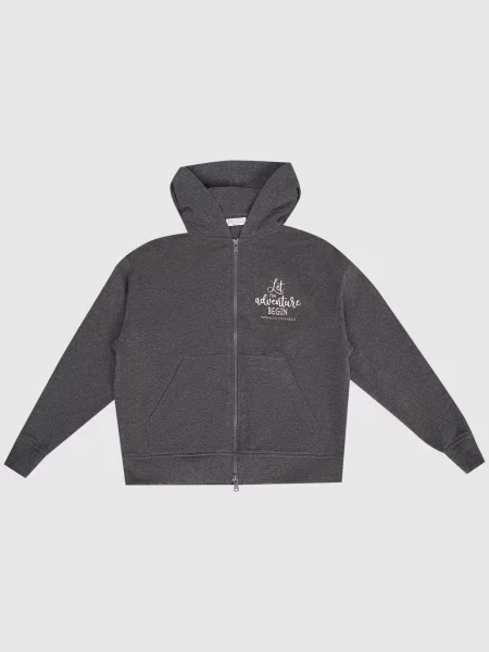 Детская куртка Brunello Cucinelli серая