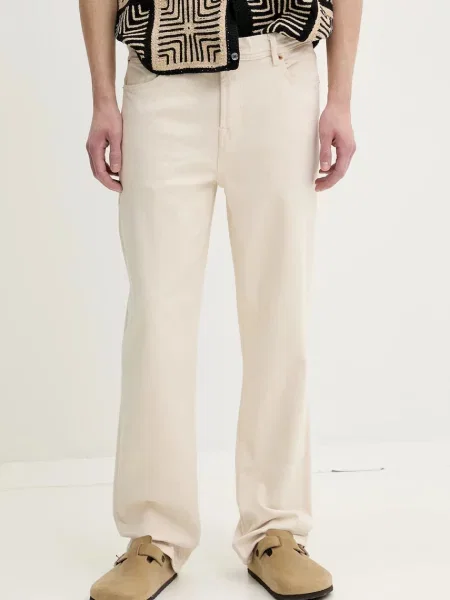 Džíny Solid RYAN béžové