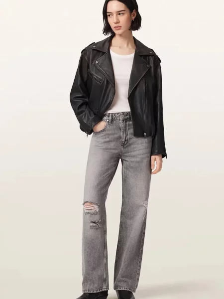 Кожаная куртка Allsaints