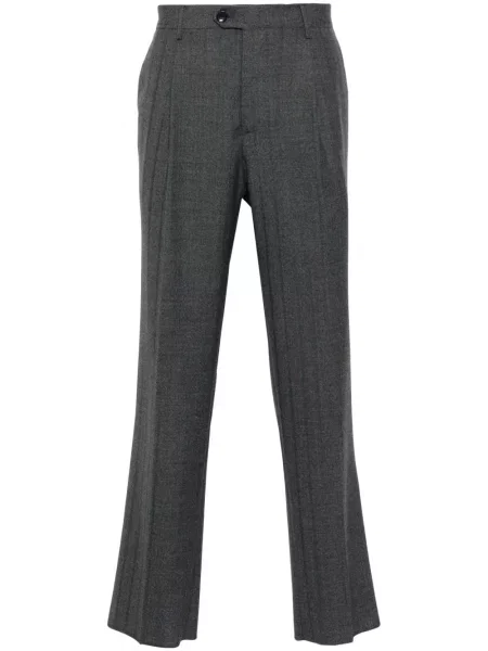 Pantaloni Etro plisate gri