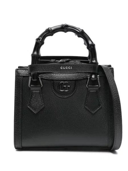Geanta de piele Gucci Diana din piele negru
