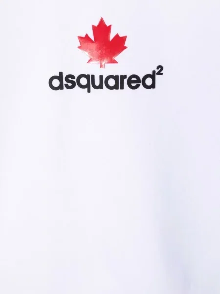 Bluza z kapturem dziecięca Dsquared2 biała