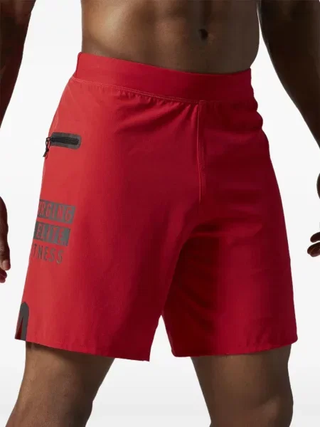 Pantaloni scurți Reebok cu imagine roșu