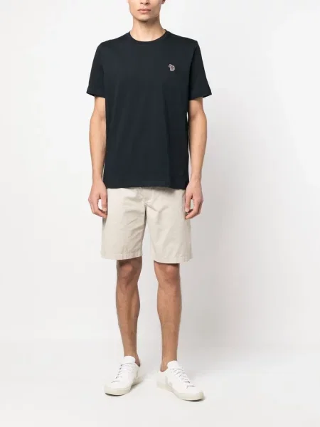 Koszulka Ps Paul Smith w zebrę niebieska