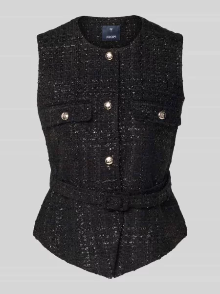 Kamizelka z efektem bouclé i model ‘Viola’ Joop! czarna