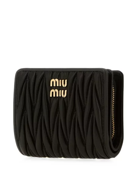 Portofel Miu Miu din piele negru
