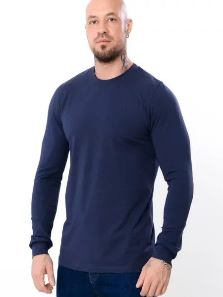 Лонгслів Носи своє темно-синій синій