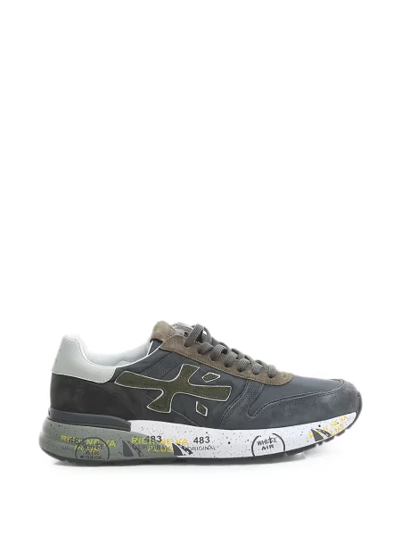 Sneakerși Premiata cu autograf gri