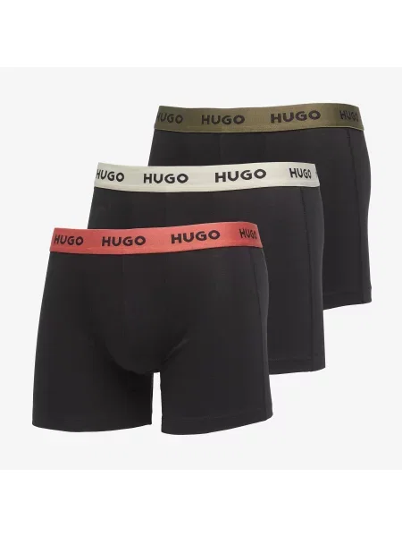 Bokserki Hugo Boss Men-B-Boxerbr Triplet Pack Black S czarne