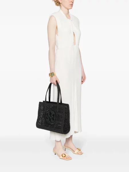 Shopper rankinė Tory Burch juoda