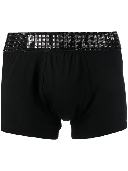 Boxeri Philipp Plein cu strasuri negru
