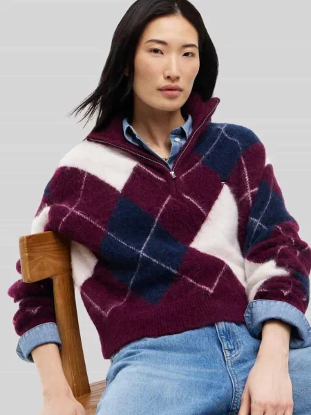 Sweter o kroju regular fit z mieszanki alpaki i wełny Tommy Jeans