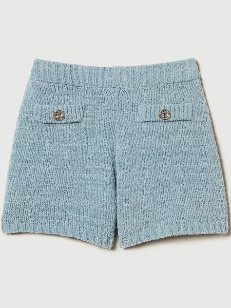 Pantaloni scurți Twinset albastru