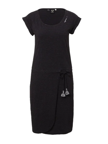 Ragwear Rochie de vară negru alb
