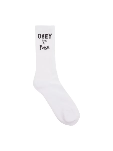 Skarpety Obey białe