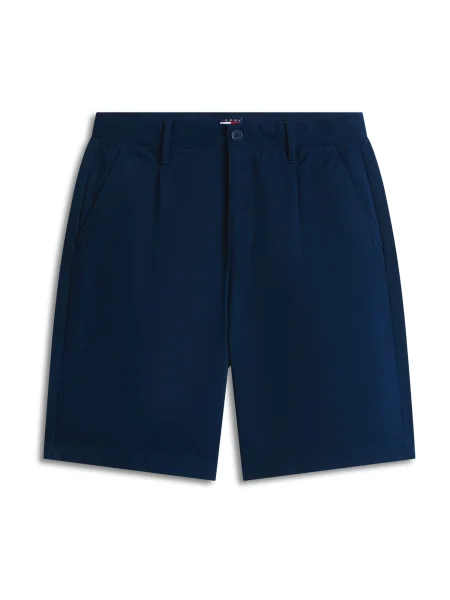 Tommy Jeans Hlače z naborki temno modra