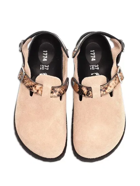 Mule natikače Birkenstock 1774 sa zmijskim uzorkom