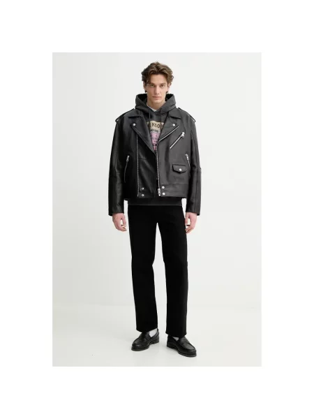 The Kooples bluza z kapturem z nadrukiem szary