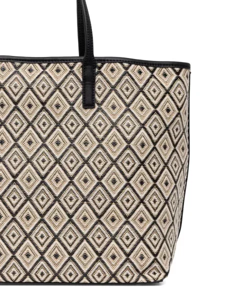 Geantă shopper Guess cu imprimeu geometric