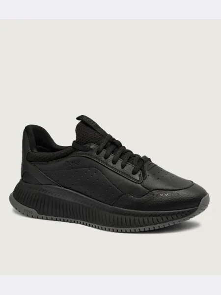 BOSS BLACK Teniși din piele TTNM EVO_Slon_ltmxly negru