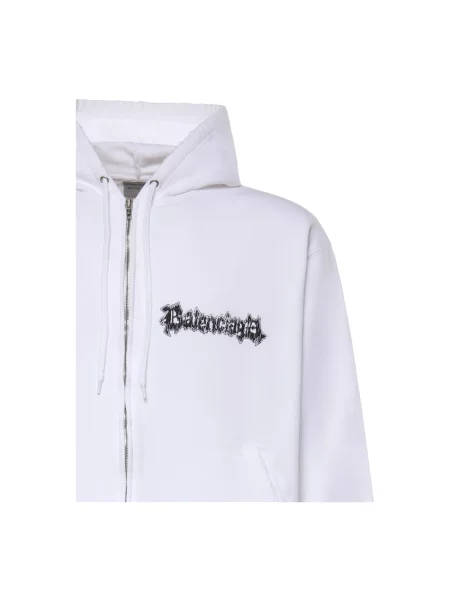 Bluza z kapturem Balenciaga biała