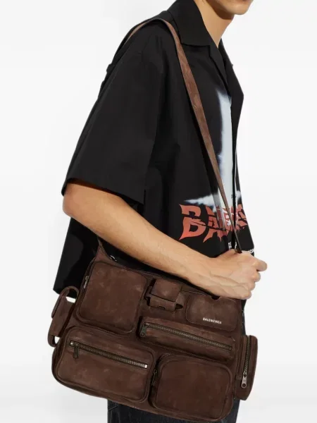Geantă crossbody Balenciaga maro