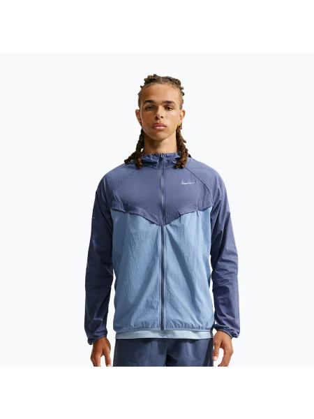 Geacă de alergare pentru bărbați Nike Stride diffused blue/work blue albastru