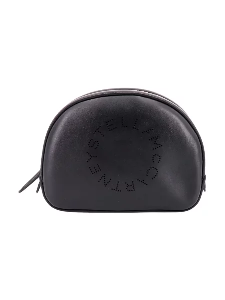 Torebka Stella Mccartney z logo czarna